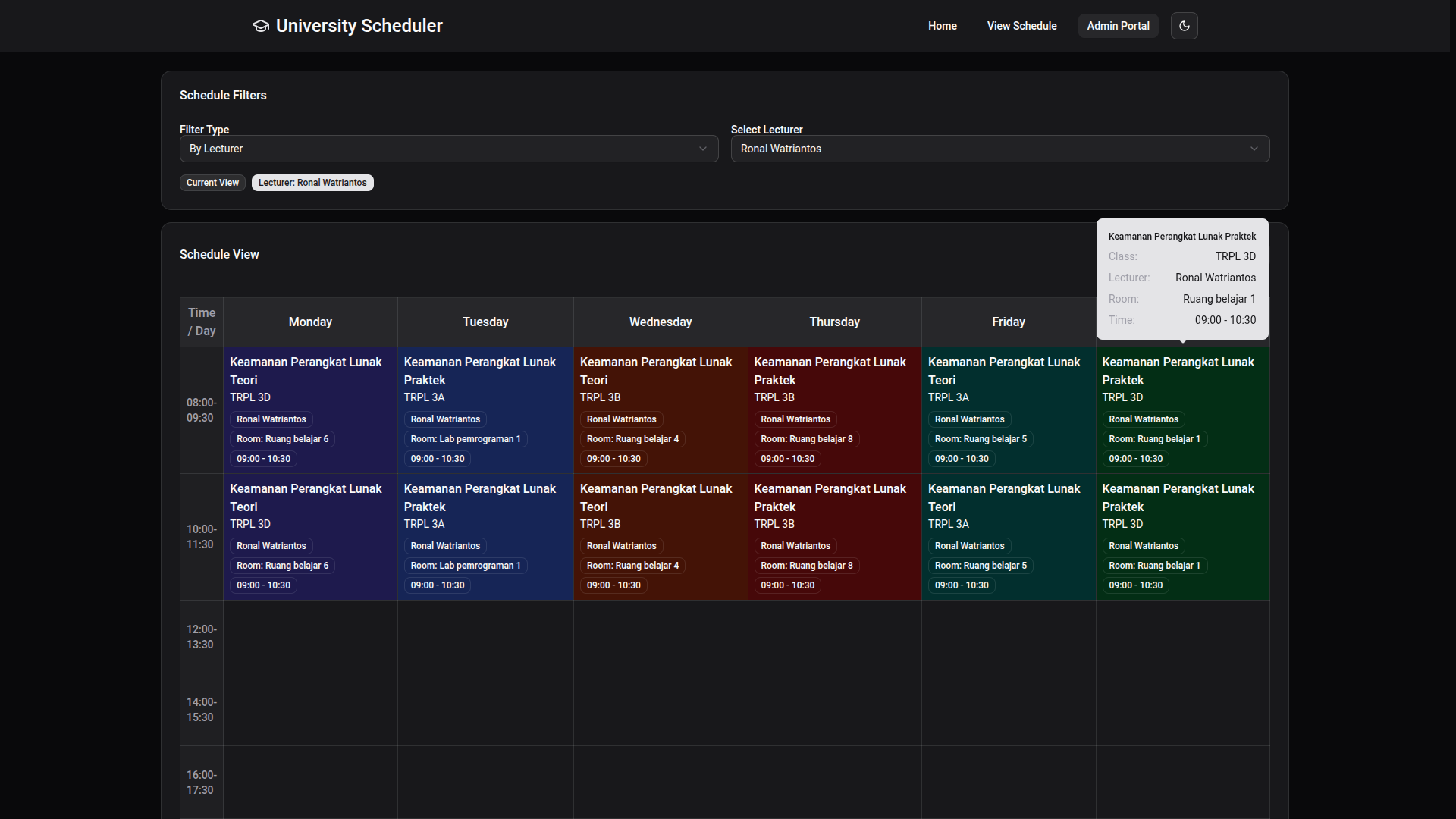 Scheduler Course
